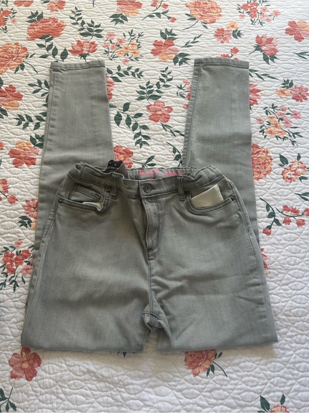 The Children's Place Light Grey Skinny Jeans